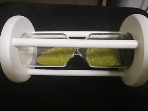 Hourglass Sand lock 200CT Yellow Synthetic Diamond Sand Lab grow diamond HPHT - Picture 1 of 4