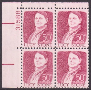 UNITED STATES USA - 1968 LUCY STONE SCOTT#1293 - BLOCK OF 4 - MINT NH - Picture 1 of 4