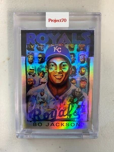 2021 Topps Project 70 Bo Jackson #351 Rainbow Foil Royals Andrew Thiele /70 - Bild 1 von 2