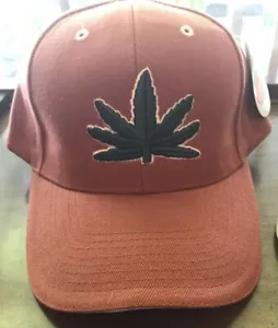 Pot Leaf Marijuana City Hunter Herren Baseballkappe Denim neu aus altem Lagerbestand Etikett bestickt - Bild 1 von 3