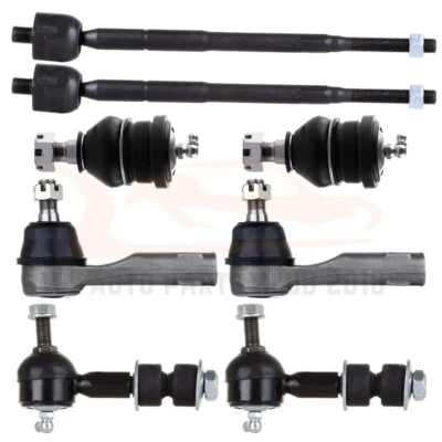 Fits 1998-2001 Nissan Altima Front Suspension 8x Ball Joints Tie Rods Sway Bars Foto 1 de 4