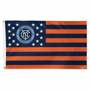 WinCraft Soccer New York City FC 11194115 Deluxe Flag, 3' x 5' NEW - Picture 1 of 3