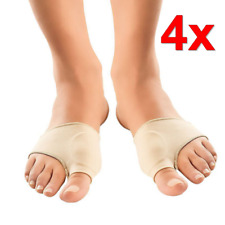 1 oder 2 Paar Silikon Bandagen Hallux Valgus Hammerzeh Gel Bandage Fußbandage