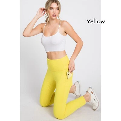 Leggings Premium Mujer-Con Bolsillos, Pantalones Yoga Cintura Alta, Entrenamiento Largo Completo Foto 1 de 3