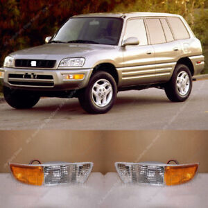 For Toyota RAV4 1998 1999 2000 Pair Front Bumper Fog Driving Lights w/Harness k