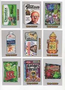 Wacky Packages Go to the Movies 2018 lote de 33 paralelos plateados todos xx/50 - Imagen 1 de 4