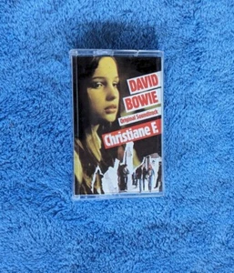DAVID BOWIE Christiane F. Soundtrack Cassette Tape 1981 Art Rock UK Pressing - Picture 1 of 4