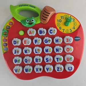 VTech Alphabet Red Apple ABC Learning Toy Preschool Letters Music & Lights WORKS - Picture 1 of 8