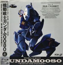 Movile Suit Gundam 0080 Vol.4 Anime LD Laser Disc Bandai 1989 OBI NTSC Giappone