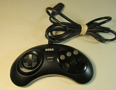 Official Sega Genesis Controller Original 6 Button Remote Gamepad Paddle OEM - Image 1 of 4