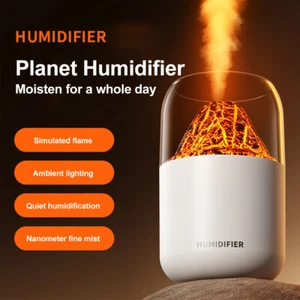 Portable Air Humidifier Small Quiet USB Car Volcano Aroma Diffuser For Car Home - Picture 1 of 18