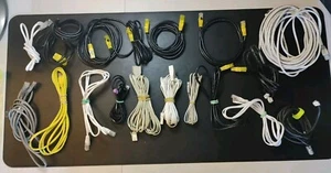 Ethernet Cables Network LAN Patch Mobile Broadband RJ-45 Cat 5e Mixed Cable x18 - Afbeelding 1 van 5