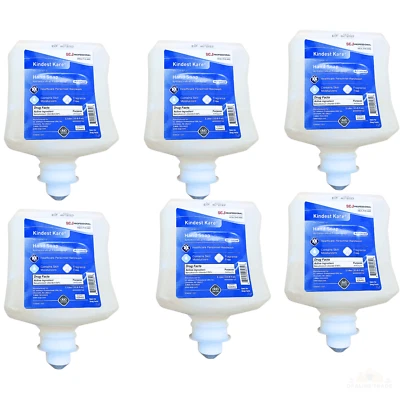 6ct Kindest Kare Advanced Foaming Antimicrobial Soap Refill Bottles Unscented 1L - Image 1 of 4
