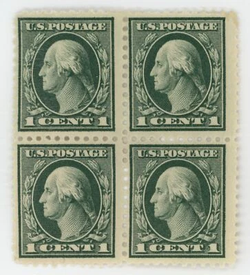 US Scott #498 Block of 4 | Mint H | F/VF Fine/Very Fine - Image 1 of 2