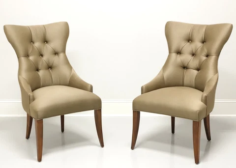 BERNHARDT Opus XIX Tufted Dining Side Chair - Pair B Cover
