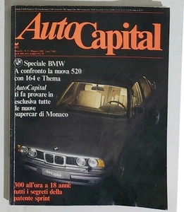 07829 AUTO CAPITAL a.8 nr 5 1988 - Confronto BMW 520 Lancia Thema - Imagen 1 de 4