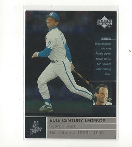 2000 Upper Deck Legends #121 George Brett 20C Royals