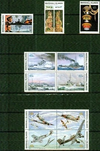 MARSHALL ISLANDS-1990(2) – WWII ANNIVERSARIES & EVENTS-VF** - Picture 1 of 1