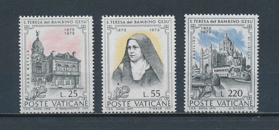 Vatican   534-6 MNH, St. Teresa, 1973 - Image 1 of 1