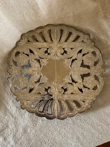 VINTAGE WALLACE PLATE ADJUSTABLE HOT PLATE 10" TRIVET - Picture 1 of 7