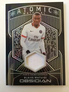 2020-21 Obsidian Atomic jersey BLAISE MATUIDI #D 21/40!!! Paris Saint-Germain - Picture 1 of 2