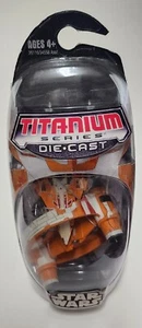 Star Wars Titanium Series Die-Cast Saesee tiin's Jedi Starfighter "MIB" - Picture 1 of 3