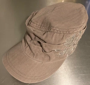 BILLABONG Cap/Hat One Size Women - Vintage Sage Green ~ Flower Embroidery - Picture 1 of 8