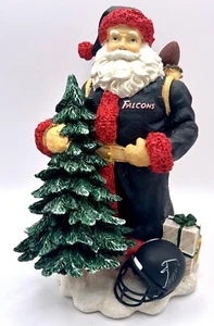 Atlanta Falcons NFL Pro Football Rare Christmas Classic Santa Claus Figurine - Picture 1 of 1