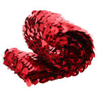 Pailletten Stirnband Sport Haarband Glitter Kopfschmuck für Frauen (Rot)