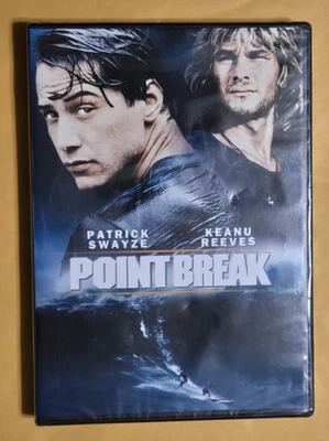 WARNER BROS - POINT BREAK - DVD - 1991 - RATED R - PATRICK SWAYZE - KEANU REEVES - image 1 of 2
