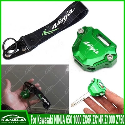 For Kawasaki NINJA 650 400 1000 ZX6R ZX14R Z1000 Z750 Keychain & Key Case Cover Foto 1 de 4