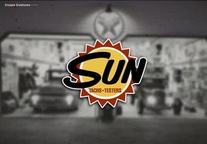 Sun Tach Decal Hot Rod Dodge Chevy Ford Sticker Drag Race Shifter Transmission - Bild 1 von 1