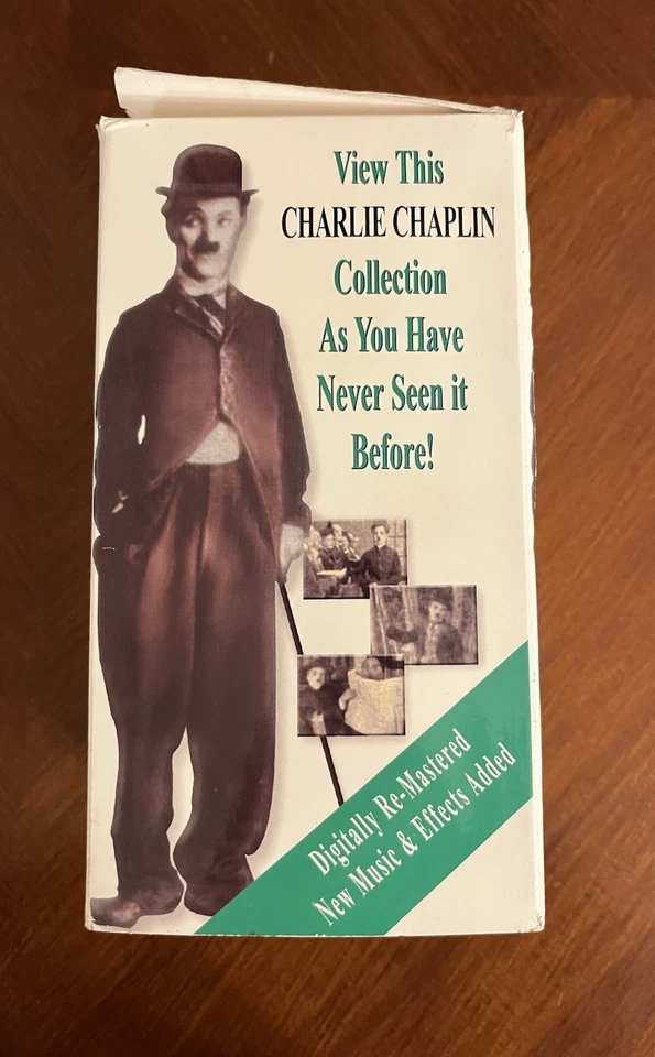 CHARLIE CHAPLIN COLLECTION Vol 1, 4-Pack VHS 10 Charlie Chaplin movies SEALED! Foto 1 de 4