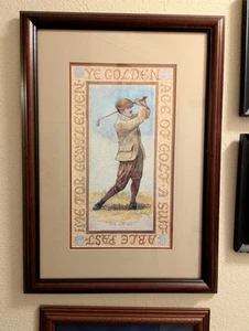 Impresión vintage "The Drive - Le Golfeur" enmarcada por Arnie R. Fisk - Imagen 1 de 3