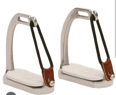 Лошадь снасти - 4,75" Korsteel из нержавеющей стали Павлин нож края стремена утюги  - Изображение 1 из 4