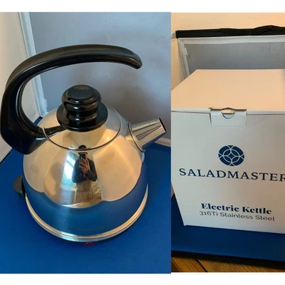 Hervidor Eléctrico Saladmaster 1.4 L Ti316 Acero Inoxidable en Caja Hecho en Italia Foto 1 de 4