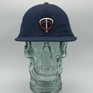 Vintage Minnesota Twins Wool Hat Cap Medium Fitted MLB Baseball - Picture 1 of 9