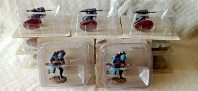 12 FIGURINES ATLAS SOLDATS FRANCAIS  FANTASSIN  95è REGIMENT 1916 GUERRE 14-18 - Photo 1/3