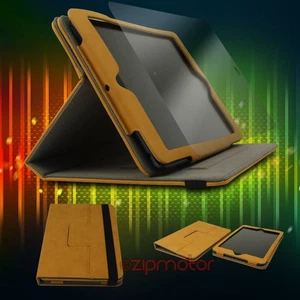 IPAD MINI RETINA CASE COVER+SCREEN PROTECTOR SUEDE BEIGE 360 DEGREE ROTATING - Picture 1 of 1