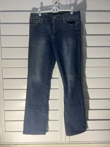 Gap 1969 Jeans Women's 31 L Perfect Boot Cut Denim Blue Jeans - Picture 1 of 8