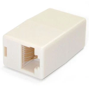 StarTech RJ45COUPLER Cat5e RJ45 Ethernet Modular Inline Female Coupler Beige - Picture 1 of 1