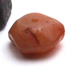 RARE STUNNING LARGE ANCIENT BANDED BICONE CARNELIAN AGATE BEAD 9mm x 17mm