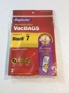Bissell 7 RugDoctor/Rug Doctor VacBags/Vacuum Bags ~ Micro Filtration ~ 2 pack. - Bild 1 von 2
