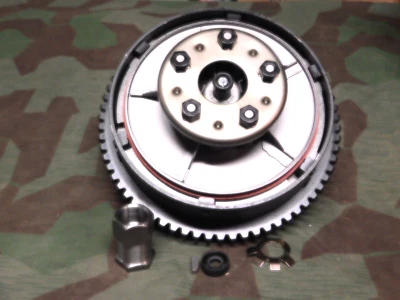 Kit de embrague completo con cabeza de pala. Arranque eléctrico 65-84. Foto 1 de 4