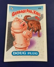 1985 Topps Garbage Pail Kids # 43b DOUG PLUG Series 2 GPK Original EXT-MINT $$ 