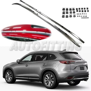 2PCS Roof Rack Rail Fits for Mazda CX-9 CX9 2017-2024 Carrier Crossbar Cross Bar - Bild 1 von 5