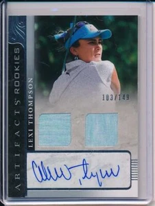 Lexi Thompson 2021 Artifacts Rookies RC Autograph Swatch Rookie Card /149 Auto - Picture 1 of 2