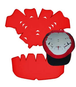 Shapers Image 1 confezione Deluxe rosso grande berretto da baseball cupola pannello modellatore e inserto corona - Foto 1 di 4