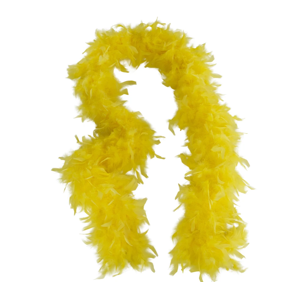 Boa Pluma Chandelle 80 Gramos 6 Pies 50+ Colores Boas Halloween Disfraz Boda Foto 1 de 1