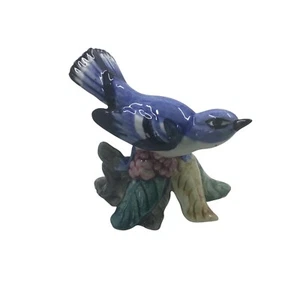 Vintage Stangle Keramik Sänger Vogel Figur #3455C Cerulean blau 4 1/4" - Bild 1 von 8
